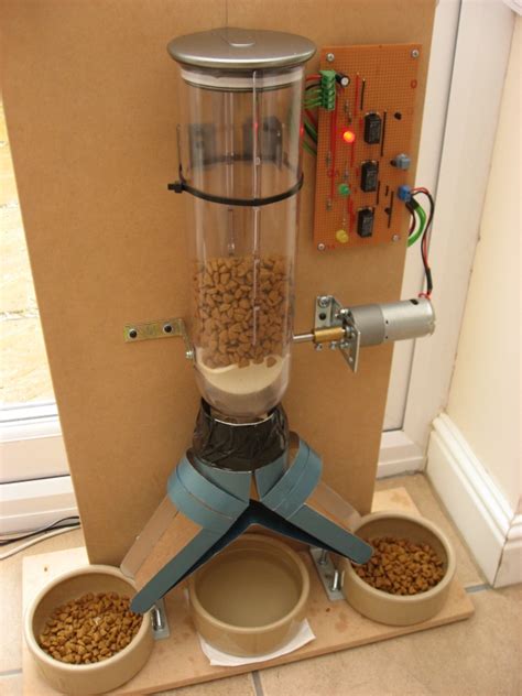 Automatic Dog Feeder Plans Jamie The Nerd Automatic Cat Feeder