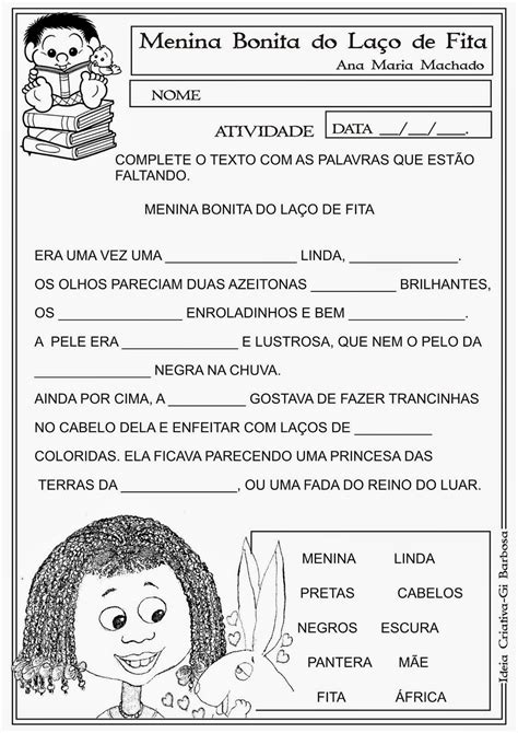 Atividade Para O Dia Da Consciencia Negra