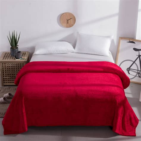 Mainstays Super Soft Plush Blanket Twin Really Red