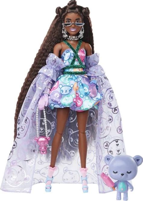 Mattel Barbie Extra Fancy Puppe Im Lila Kleid Mit Teddymuster Ab € 2420 2024 Preisvergleich