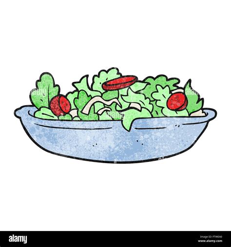Freehand Textured Cartoon Salad Stock Vector Image And Art Alamy