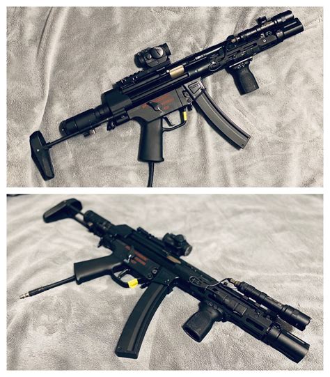 Brought The Rest Of My Mp5 Up To Modern Standards Airsoft