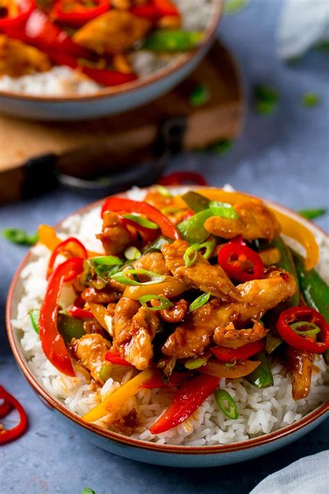 Make sure that you're slicing it against the grain! Quick Chicken Stir Fry - Nicky's Kitchen Sanctuary