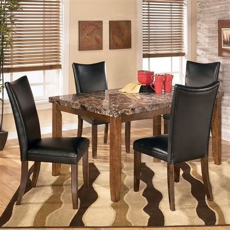 Lacey Dining Room Set With Charrell Black Chairs Signature Design By