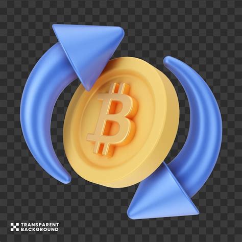 Premium Psd Creative Concept Crypto Trade Bitcoin 3d Illustration