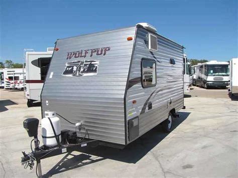 2013 Used Forest River Cherokee Wolf Pup 18 Travel Trailer In Texas