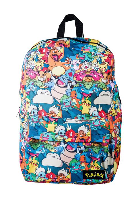 Pokemon Characters All Over Print Backpack