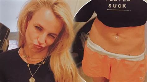 Britney Spears Proudly Shows Off Taut Tummy Once Again As She Poses For A Scantily Clad Photo