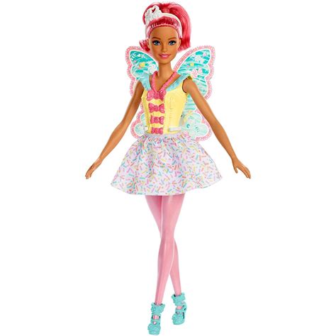 Mattel Gfr03 Barbie Dreamtopia Fee Puppe Mit Pinken Haaren