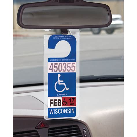 Handicap Placard Hanger Placard Protector Miles Kimball