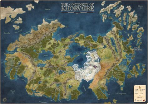 Homebrewed Khorvaire Revised Map Eberron