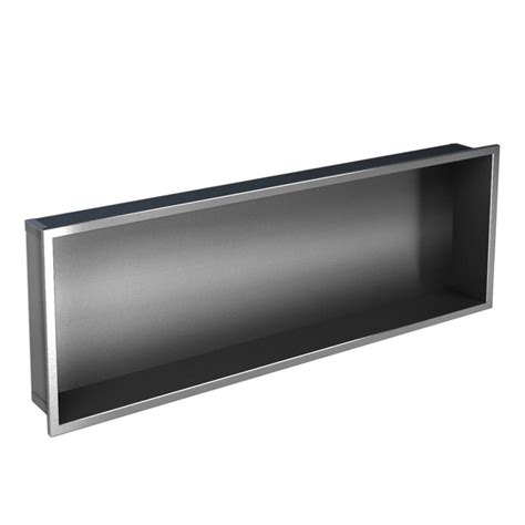 Niche de douche en inox encastrable pour salle de bain