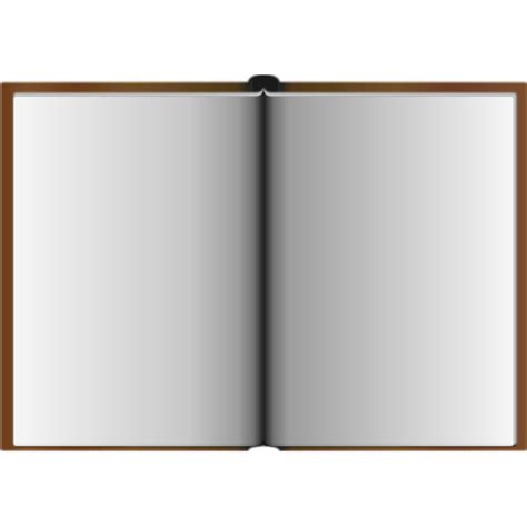 Vector Graphics Of Opened Brown Book Free Svg