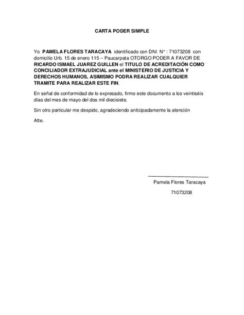 0 Result Images Of Formato Carta Poder Simple Mexico Png Image