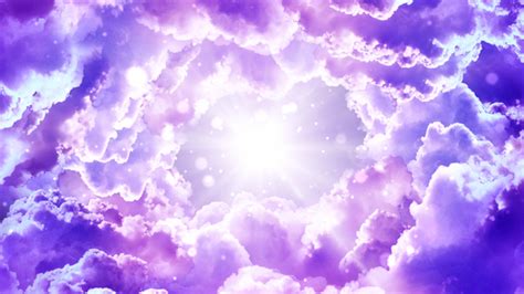 Purple Fantasy Clouds Motion Graphics Videohive