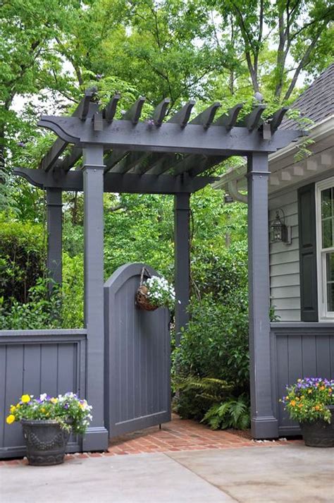 The best front gate ideas and designs never go out of style. 27 Beautiful Flower Garden Gate Ideas to Add Curb Appeal ...