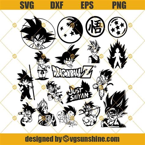 Dragon Ball Svg Files And Dxf File