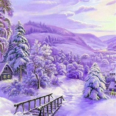 Purple Wonderland And Snow On Pinterest