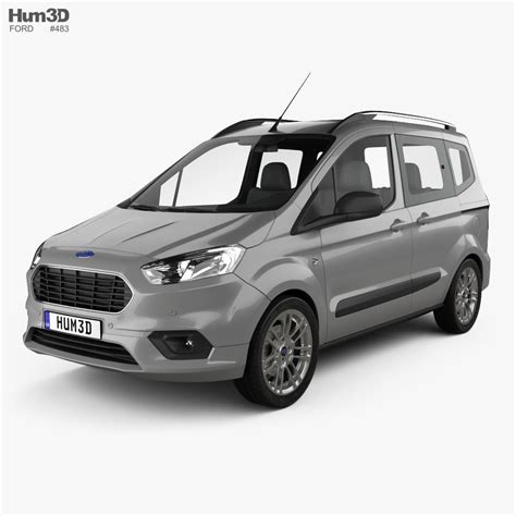 Ford Tourneo Courier 2022 3dモデル ダウンロード 乗り物 On
