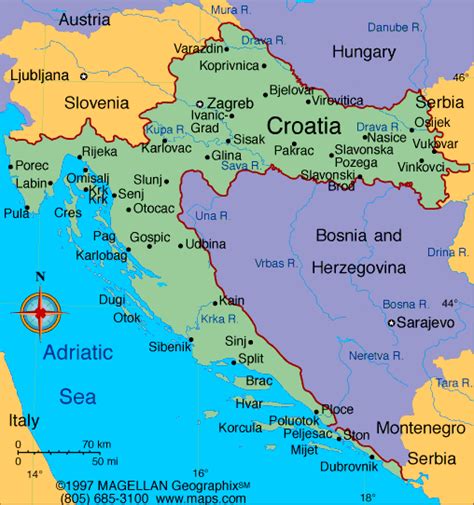 Location Of Croatia In World Map | Current Red Tide Florida Map