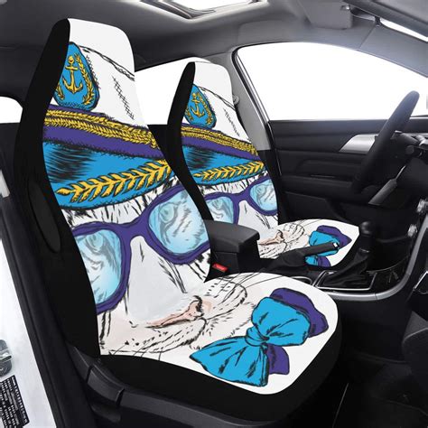 Car Seats Covers Fashion Animal Tiger Print Seat Cover