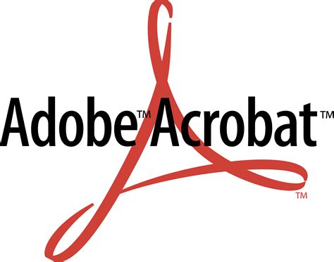 Adobe Acrobat Logo PNG Transparent SVG Vector Freebie Supply