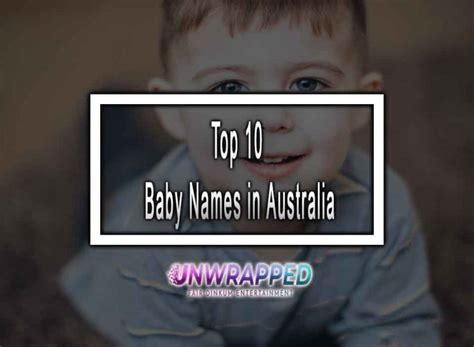 Top Baby Names In Australia In