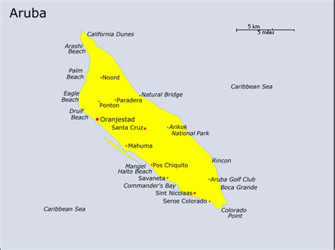 Aruba Map