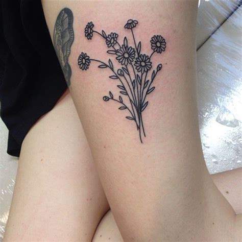 Perfect for the ones who are obsessed with the small simple tattoo designs. 21 best Small Daisy Tattoo Designs Women images on ...
