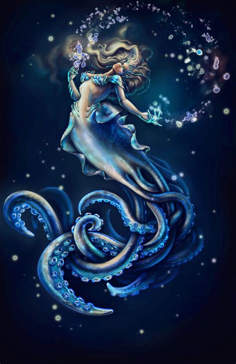 Artstation Sea Creature Irina Tarasiuk Mermaid Pictures Sea