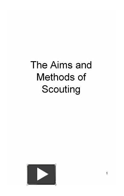 Aims Scouting Methods Powerpoint Presentation