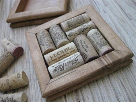 Wine Cork Coasters Diy Set Of 2 Honey Made From Reclaimed Etsy Wine