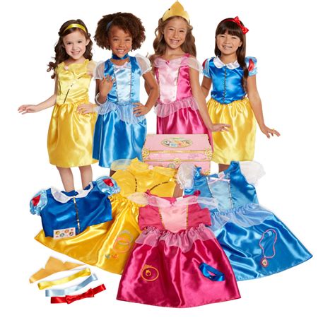 Buy Disney Princess Dress Up Trunk Deluxe 21 Piece Officially Licensed