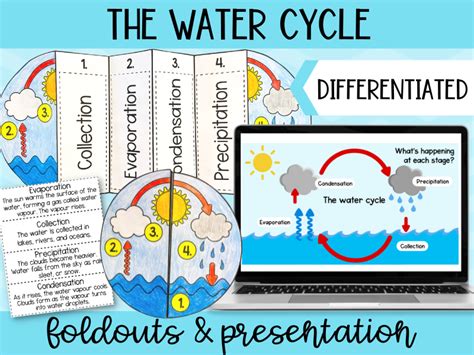 The Water Cycle Foldable Sequencing Activity And Presentation