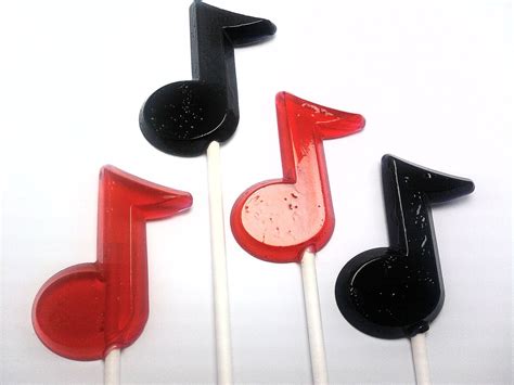 Buy 12 Get 12 Free Musical Note Hard Candy Lollipops Any Color And