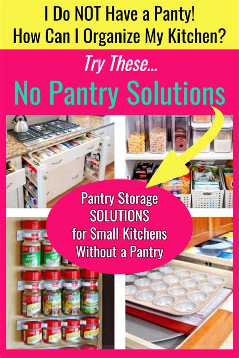 Get inspired with our pantry ideas, these images will take your pantry design ideas to the next level.trust houszed to help fuel your creativity. No Pantry? How To Organize a Small Kitchen WITHOUT a ...