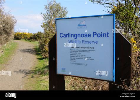 The Entrance To The Scottish Wildlife Trusts Carlingnose Point