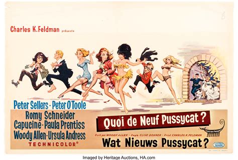 what s new pussycat belgian small movie poster by frank frazetta lot 11760 heritage auctions