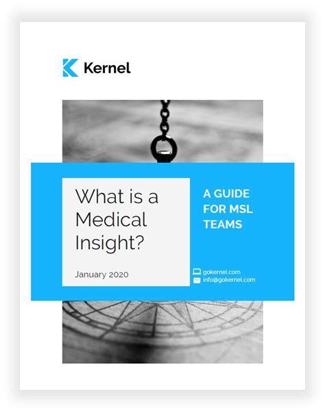What Is A Medical Insight Free Guide For Msl Teams — Kernel