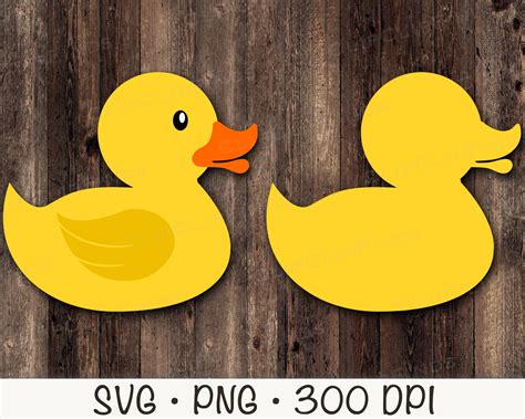 Rubber Duck Ducky Svg Vector Cut File And Png Transparent Etsy