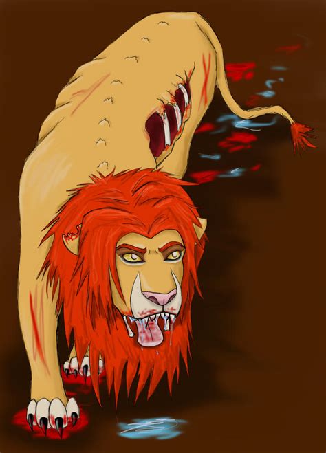 Disney Undead Simba By Helloprocro On Deviantart