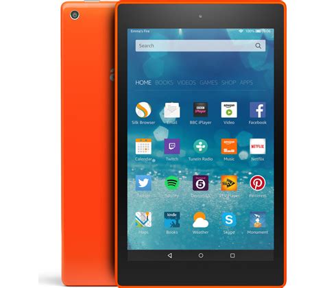 Buy Amazon Fire Hd 8 Tablet 8 Gb Orange Free Delivery Currys