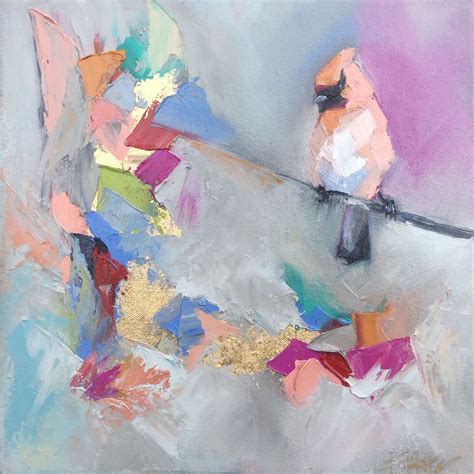 Abstract Bird Painting By Artist Blaire Wheeler Blairewheelerart