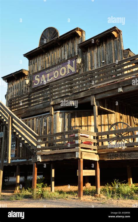 Old Western Town Saloon