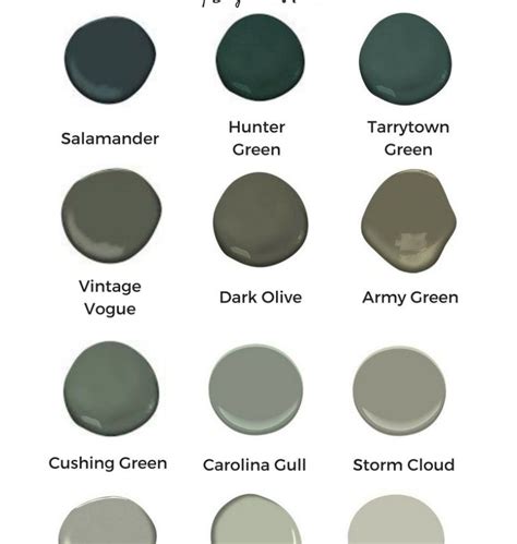 The Best Green Paints To Decorate With Now Black Paint Color Green