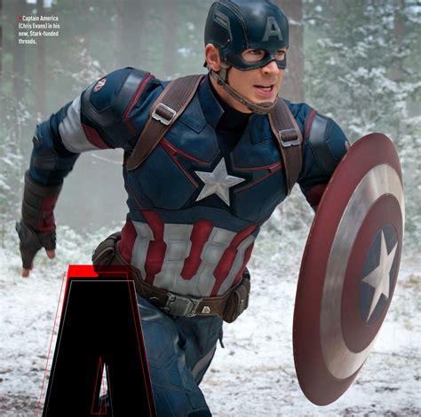 ‘avengers age of ultron images feature cap s new costume and more