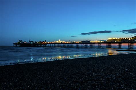 Brighton Pier At Sunset Ix Photograph By Helen Northcott Fine Art America