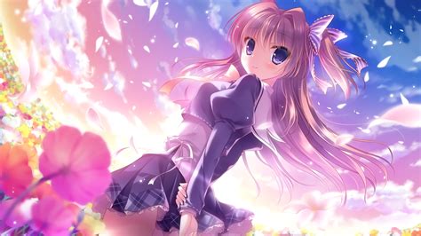 Hình ảnh Anime Girl Tóc Tím đẹp Bí ẩn Và ấn Tượng Nhất