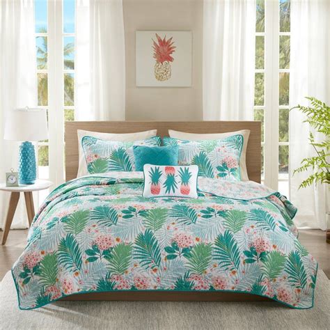 Shop target for tropical bedding sets & collections you will love at great low prices. Tropicana Reversible Coverlet Set (With images ...