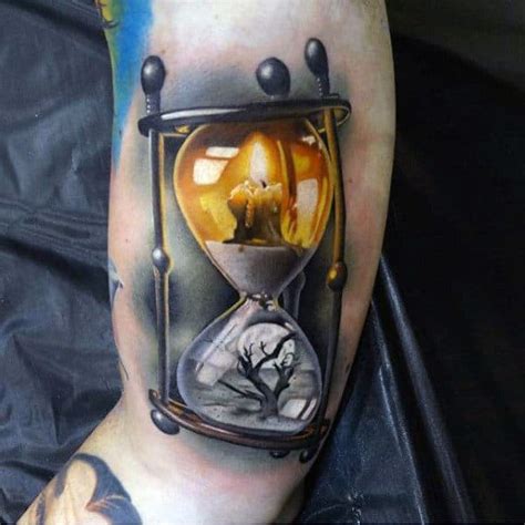 60 Hourglass Tattoo Designs For Men Passage Of Time